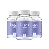 Inova Skin Colágeno Hidrolisado - 60 Cápsulas - Kit 3 Unidades