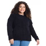 Sueter Tricô Secret Glam Preto Plus G2