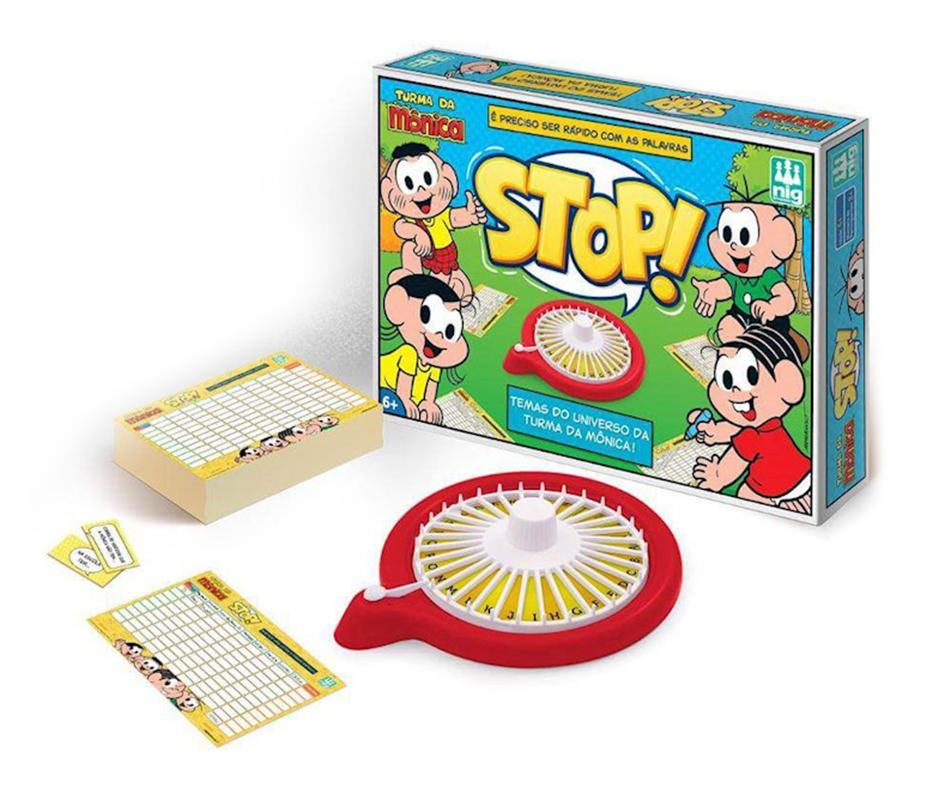 jogo stop turma da monica nig brinquedos