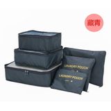 2 Kit 6 Peças Necessaire Organizadora Mala Viagem Travel Bag