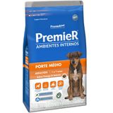 Ração Cães Premier Ambientes Interno Adultos 2,5kg Porte M
