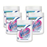 Tira Manchas Em Pó Vanish 450g Branco Cristal - Kit 5