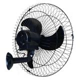 Kit 5 Ventiladores De Parede 60cm Oscilante Preto Turbão Biv