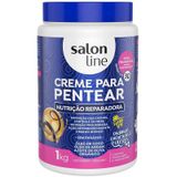 Creme Para Pentear Salon Line Nutrição Reparadora 1kg