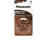 Pilha Auditiva Pr312h (cartela Com 6 Pilhas) Panasonic