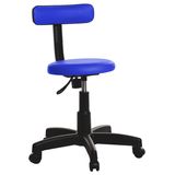 Cadeira Giratória Mocho Slim Azul