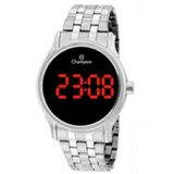 Relógio Champion Ch40204t Led Digital Feminino Prateado