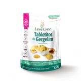 Kit 3x: Biscoito Tabletito Salgado Gergelim Leve Crock 120g