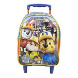 Mochila Infantil Rodinha Carrinho Patrulha Canina Grande Ref