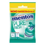 Goma Mascar Purefresh Wintergreen S/ Açúcar Mentos Refil 56g