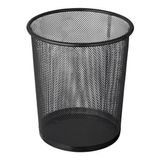 Lixeira Metal Aramado Telada Cesto Lixo Escritório 9lts