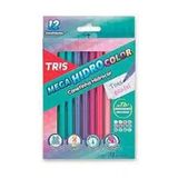 Canetinha Hidrocor Mega Hidro Tons Pastel Com 12 Cores