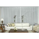 Cortina Voil Para Sala Ou Quarto 4,00x2,50 Branca