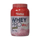 Whey Pro Gourmet (1kg) - Milkshake De Morango