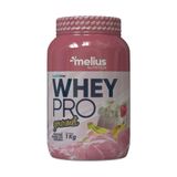 Whey Pro Gourmet (1kg) - Milkshake Banana C/ Morango