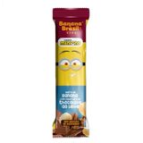 Barra De Fruta Banana Brasil Kids Minions Sabor Banana E Chocolate Ao Leite Zero 22g