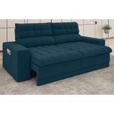 Sofá Omega 2,30m Assento Retrátil e Reclinável Velosuede Royal - NETSOFAS