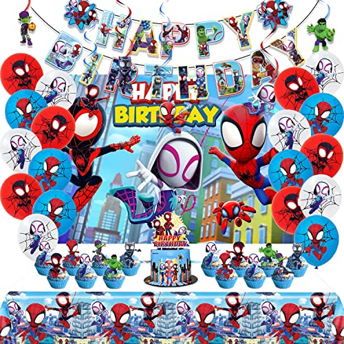 Spidey E Seus Incríveis Amigos Decorações De Aniversário, Festa