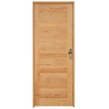 Kit Porta de Madeira PE28 Paris Esel 213cmx74,5cmx12cm Eucalipto