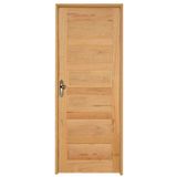 Kit Porta de Madeira PE28 Paris Esel 213cmx84,5cmx12cm Eucalipto