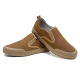 Tênis Slip On Masculino Calce Fácil Liso Básico Conforto Bege 41