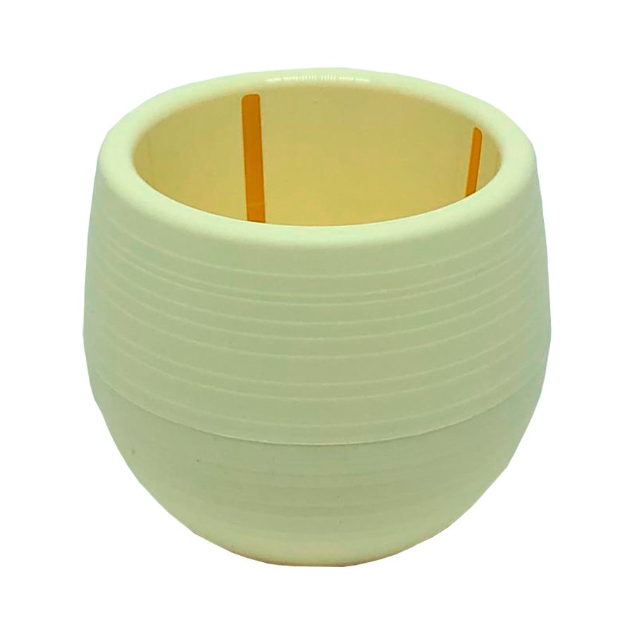 Vaso All Garden Baby Ball Flat Creme Para Jardim