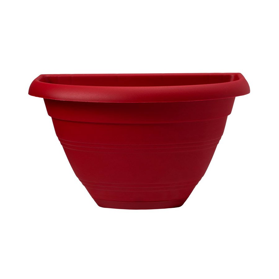 Vaso West Garden Porto De Parede Com Prato Vermelho