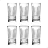 Jogo Com 6 Copos De Cristal Água 350 Ml Vivant L&#39;hermitage