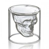 Copo Caveira Para Dose 150ml Tequila Whisky Cristal Skull