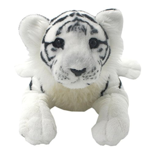 Tagln The Jungle Animals Recheado Brinquedos De Pelúcia Tigre Leopardo Pantera Almofadas Leoas (tigre Branco, 19 Polegadas)