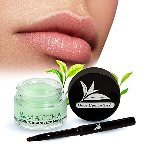 Hidratante Chá Verde Matcha Máscara Labial Adormecida Bálsamo, Lábios Mais Jovens Durante A Noite, Melhor Solução Para Lábios Rachado