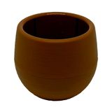 Vaso All Garden Baby Ball Flat Marrom Para Jardim