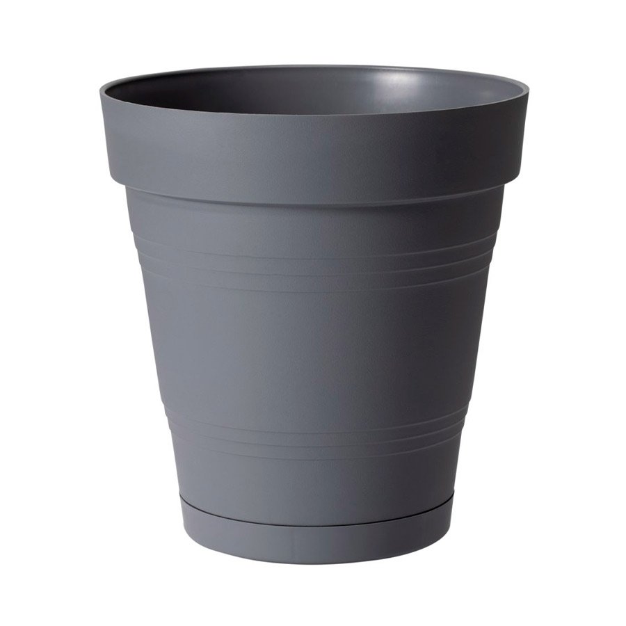 Vaso West Garden Porto Acoplado Cinza - Tamanho 4