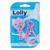 Prendedor De Chupeta Lolly corrente 7071 rosa