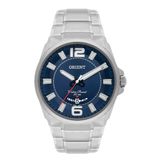 Relógio Orient Masculino Mbss1334 D2sx Azul Aço Analogico