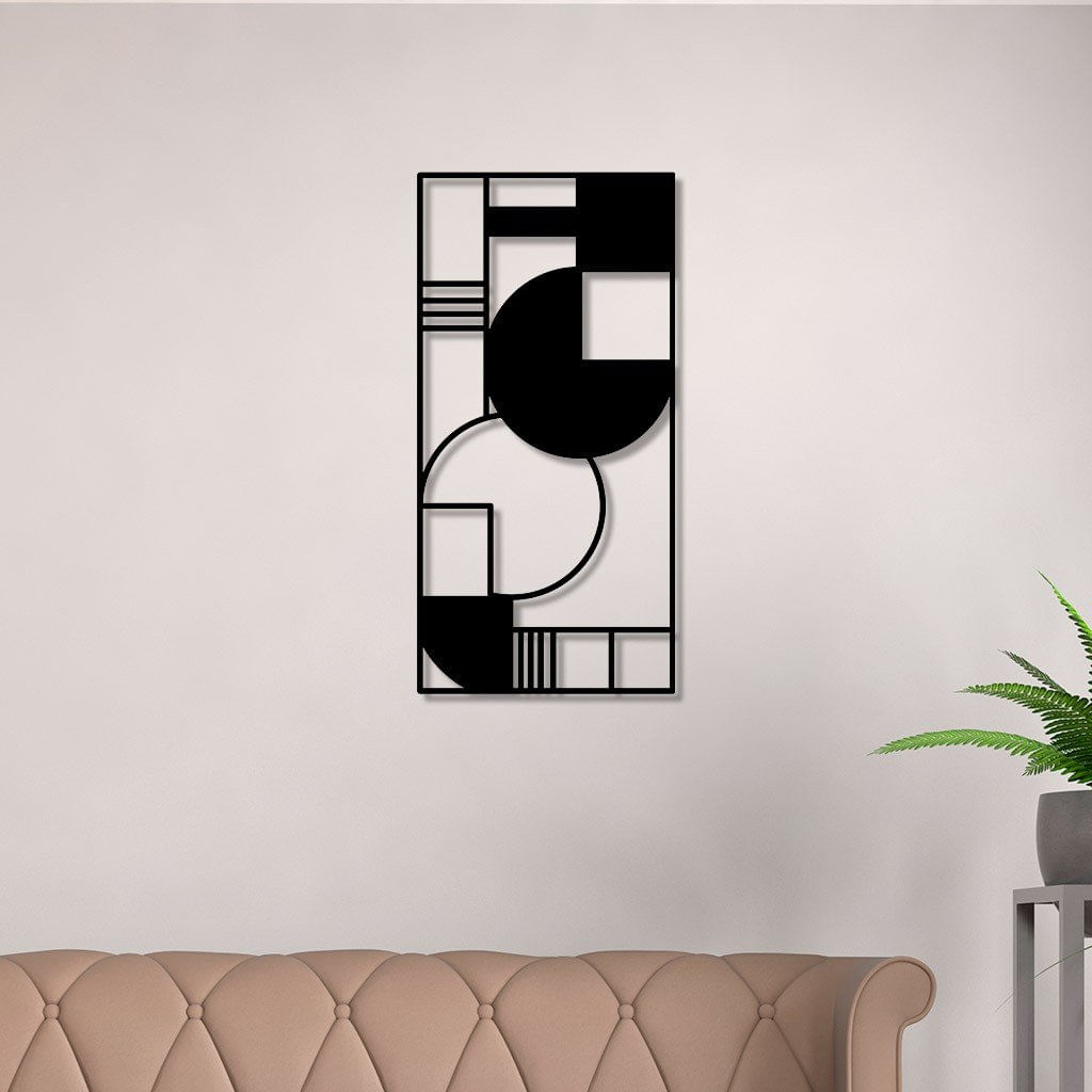 Quadro Individual Vazado Em Mdf Geométrico