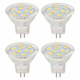 Lampada Led 4 Unidades Mr11 Refletor Branco Quente Substitua A Luz De Halog ̈ºnio. Baixo Consumo-pinkyellow