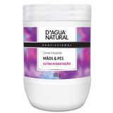 Creme Hidratante Profissional D&#39;agua Natural Mãos E Pés 680g Ultra Hidratação