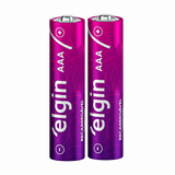 Pilha Recarregável Elgin Aaa 1.2v 1000 Mah Cartela Com 2 Unidades