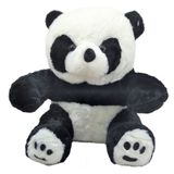 Urso Panda Pelúcia Sentado 25 Cm Alt.