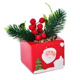 Vaso Papai Noel Flores Ntd92003 - Wincy