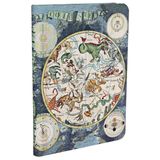 Caderneta Capa Dura Pautada Celestial Planisphere Paperblanks Midi