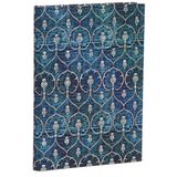 Caderneta Capa Dura Pautada Blue Velvet Paperblanks Midi
