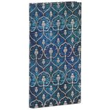 Caderneta Capa Dura Pautada Blue Velvet Paperblanks Slim
