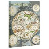 Caderneta Capa Flexivel Pautada Celestial Planisphere Paperblanks Mini