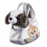 Pelúcia Cutie Handbags Beagle Prata Multikids - Br1714