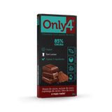 Kit 3x: Chocolate 85% Cacau Sem Lactose Vegano Only4 80g