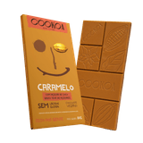 Kit 3x: Chocolate Caramelo Vegano Cookoa 80g