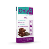 Kit 3x: Chocolate 70% Cacau Chia S/ Lactose Vegano Only4 80g