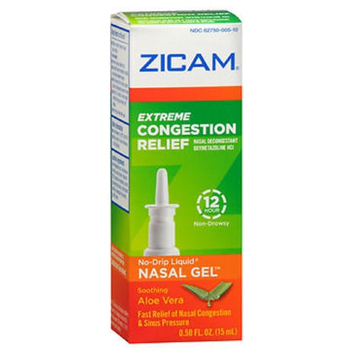 Gel Nasal Líquido Sem Gotejamento Zicam Extreme Congestion Relief 0,5 ...